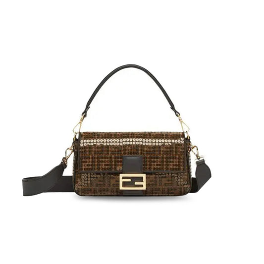 F**di baguette sequin bag (28*15*6cm)