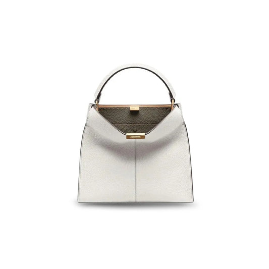 F**di peekaboo x-lite medium tote shoulder bag 8bn310smtf1bza (30*25*14cm)