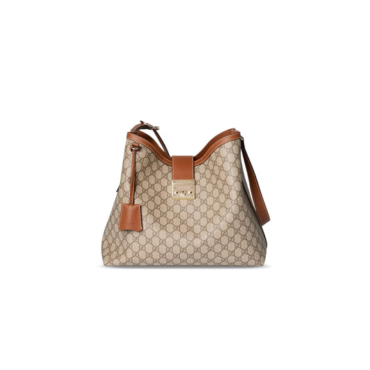 G*u*i padlock large shoulder bag ‎839020 (37*32*16cm)