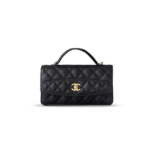 Ch*el 25c wallet on chain ap4402 (18.5*11*6cm)