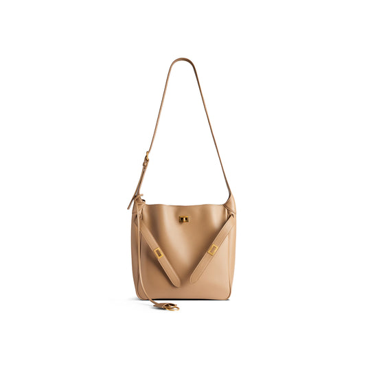 Ba*len*cia*ga women''s bel air small hobo bag in latte 8110182abav2621 (27*26*10cm)