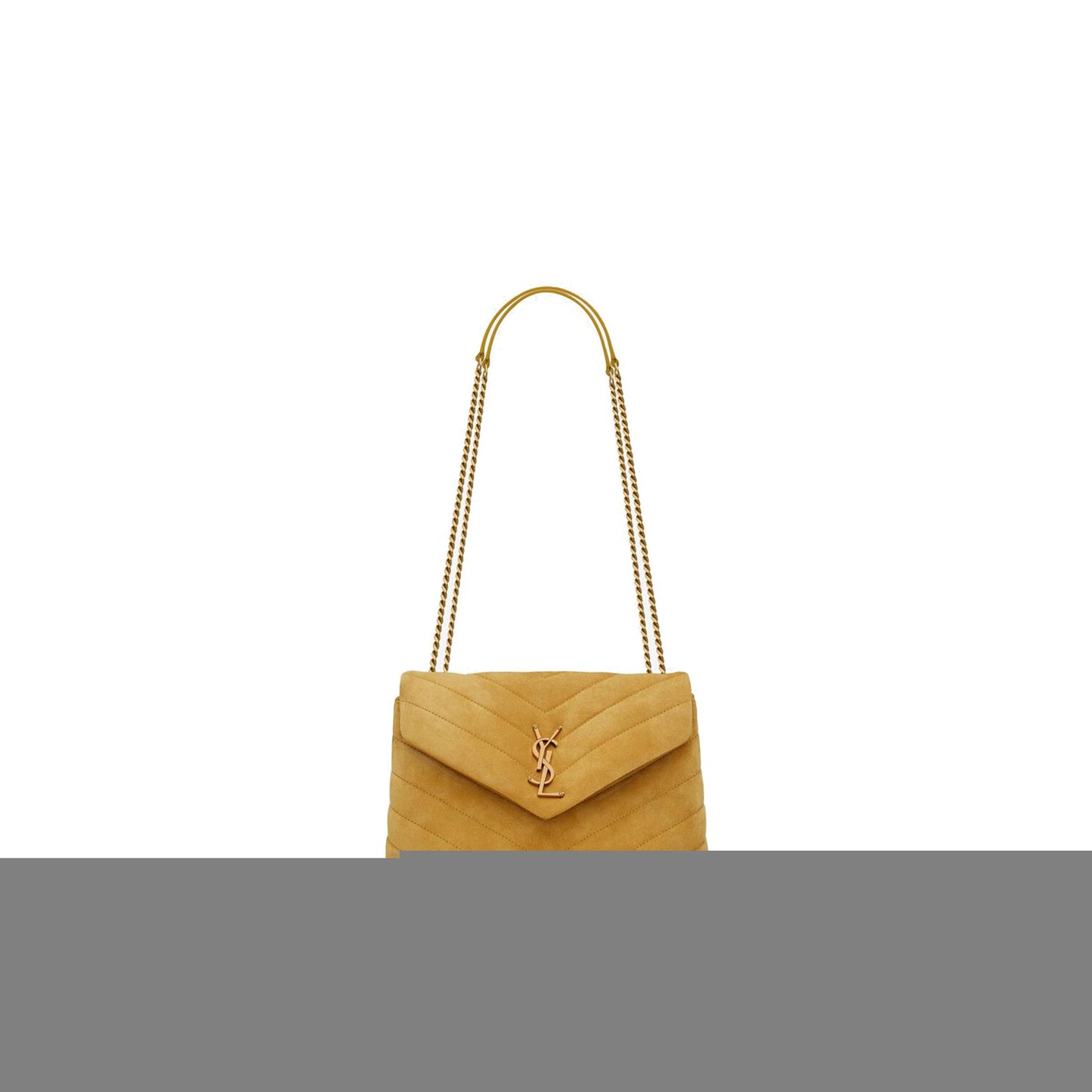 Y*L loulou small chain bag in quilted "y" suede 4946991u8677314 (23*17*9cm)