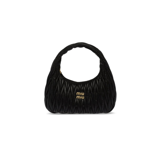 M1v M1v wander matelassÉ nappa leather hobo bag 5bc108 (29*24*9.5cm)