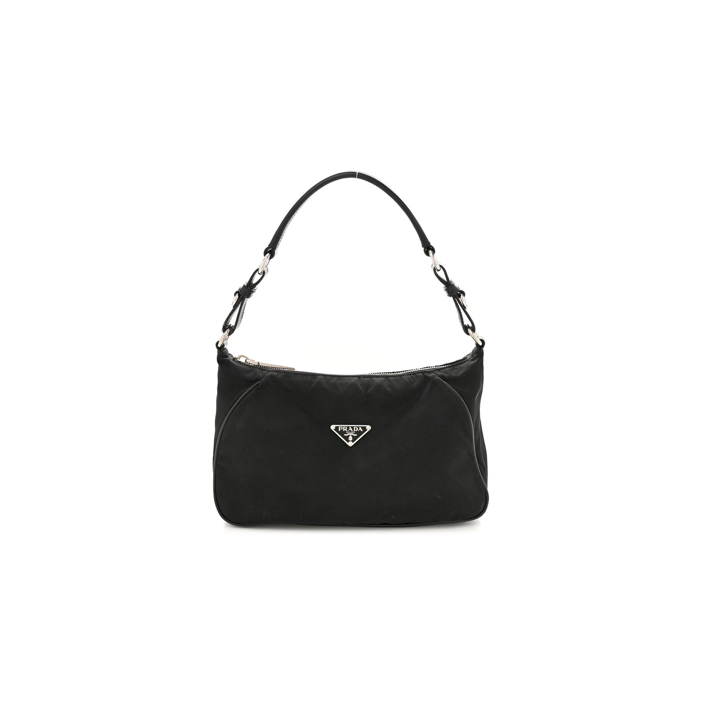Pra*a tessuto nylon shoulder bag black (27*16*10cm)