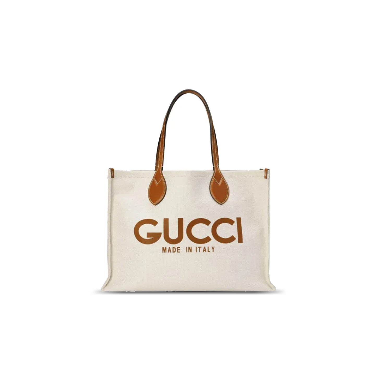 G*u*i print tote bag new beige canvas 772176 (41*29*18cm)