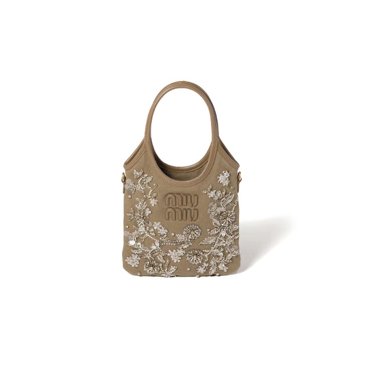 M1v M1v ivy embroidered gabardine bag 5ba281 (24*20cm)