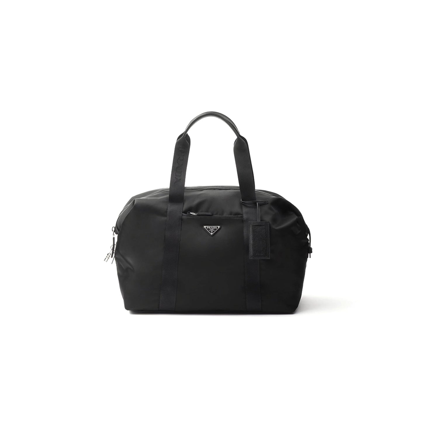 Pra*a re-nylon and saffiano leather duffle bag 2vc796 (44.5*40*24cm)