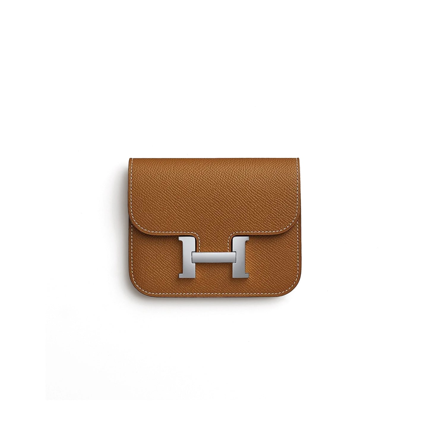 H**mes master constance slim wallet epsom h082060ck37(12.4*10.2*3cm)