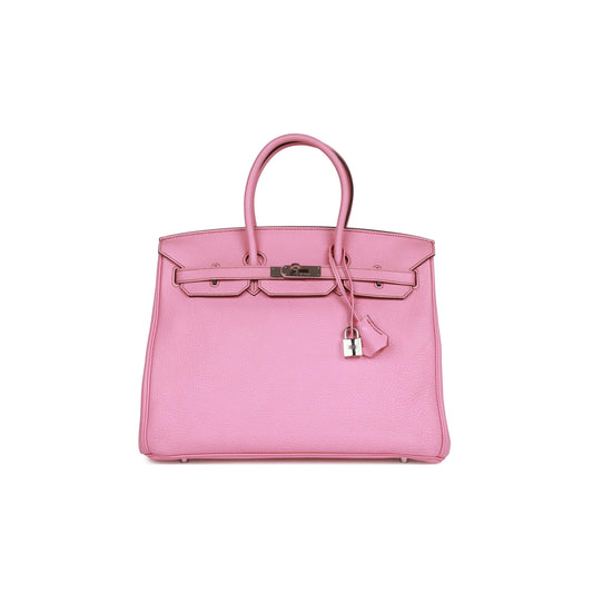H**mes birkin 35 bubblegum togo palladium hardware (35cm)