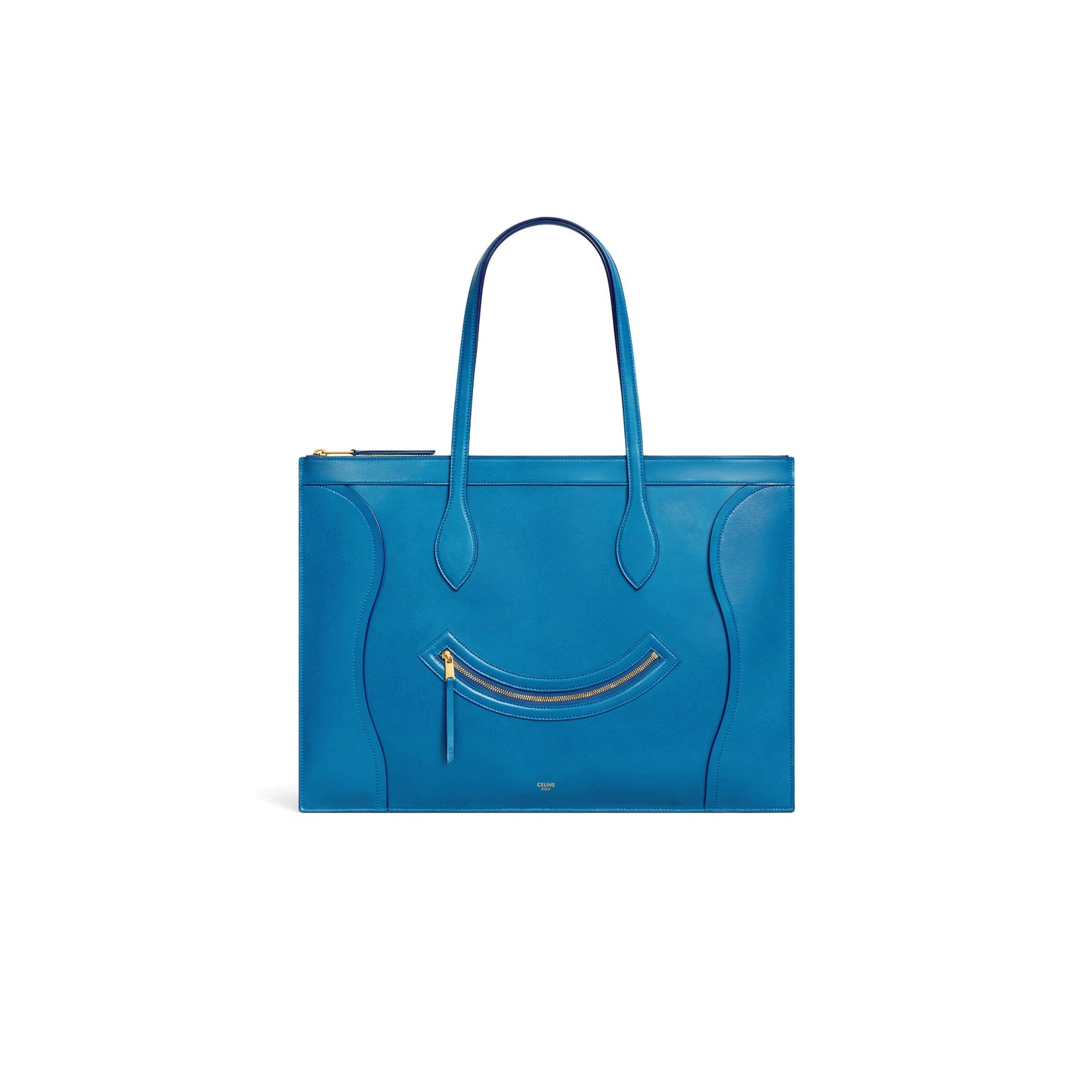 ce1i*e flat cabas new lU*gage in glossy calfskin 123963gw4.07qh (44.5*31.5*0.5cm)