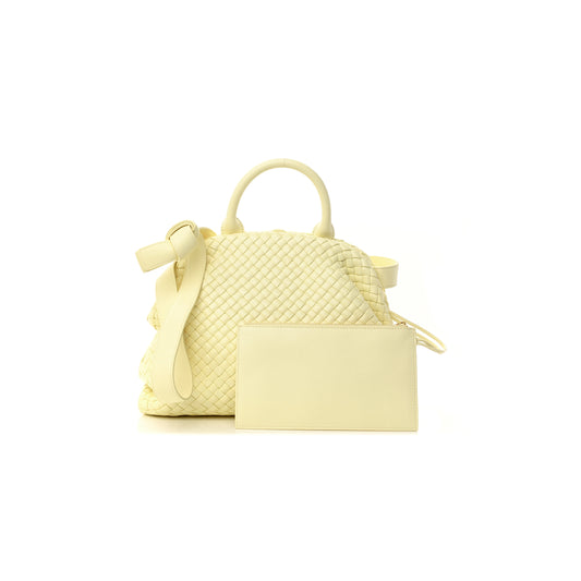 bo*te*ga Ve*ne*ta nappa intrecciato small padded the handle tote zest washed (36*28*13cm)