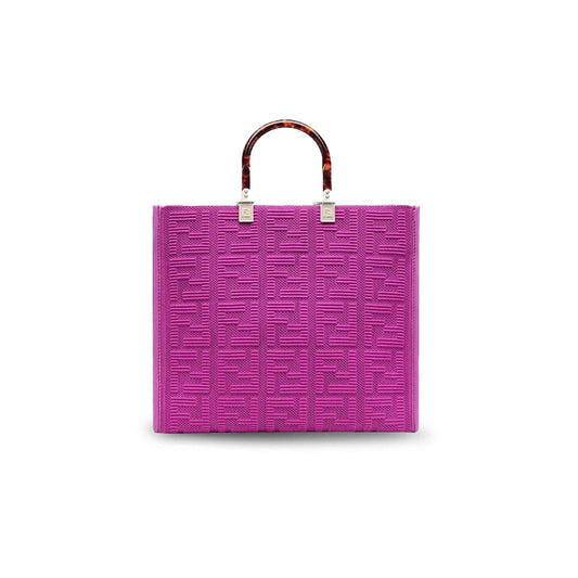 F**di sunshine medium ff top handle tote bag 8bh386ahwcf037t (36*33*13.5cm)