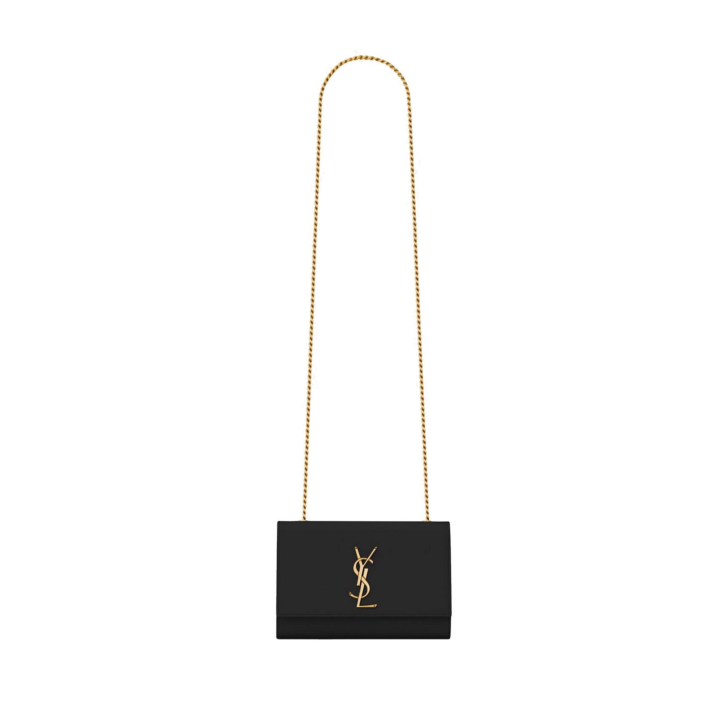 Y*L kate small chain bag in grain de poudre embossed leather 469390bow0j1000 (20*12.5*5cm)