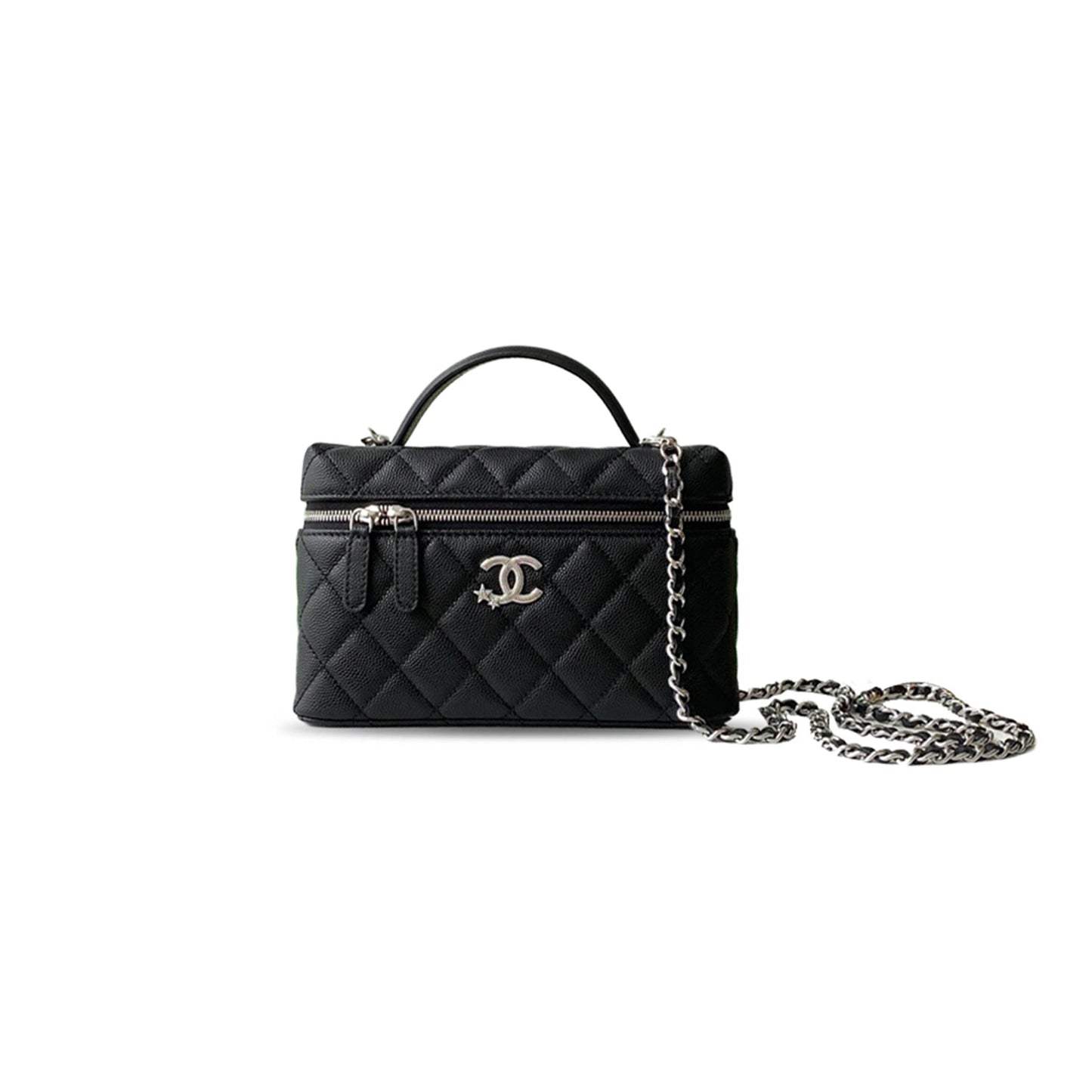 Ch**el master vanity handle black caviar ap4854 (19*12*5cm)