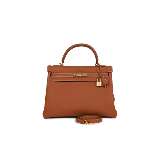 H**mes kelly retourne 32 gold togo gold hardware (32*23*10.5cm)