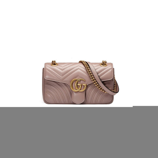 G*u*i gg marmont matelassÉ shoulder bag 25442070 (27*18*7cm)