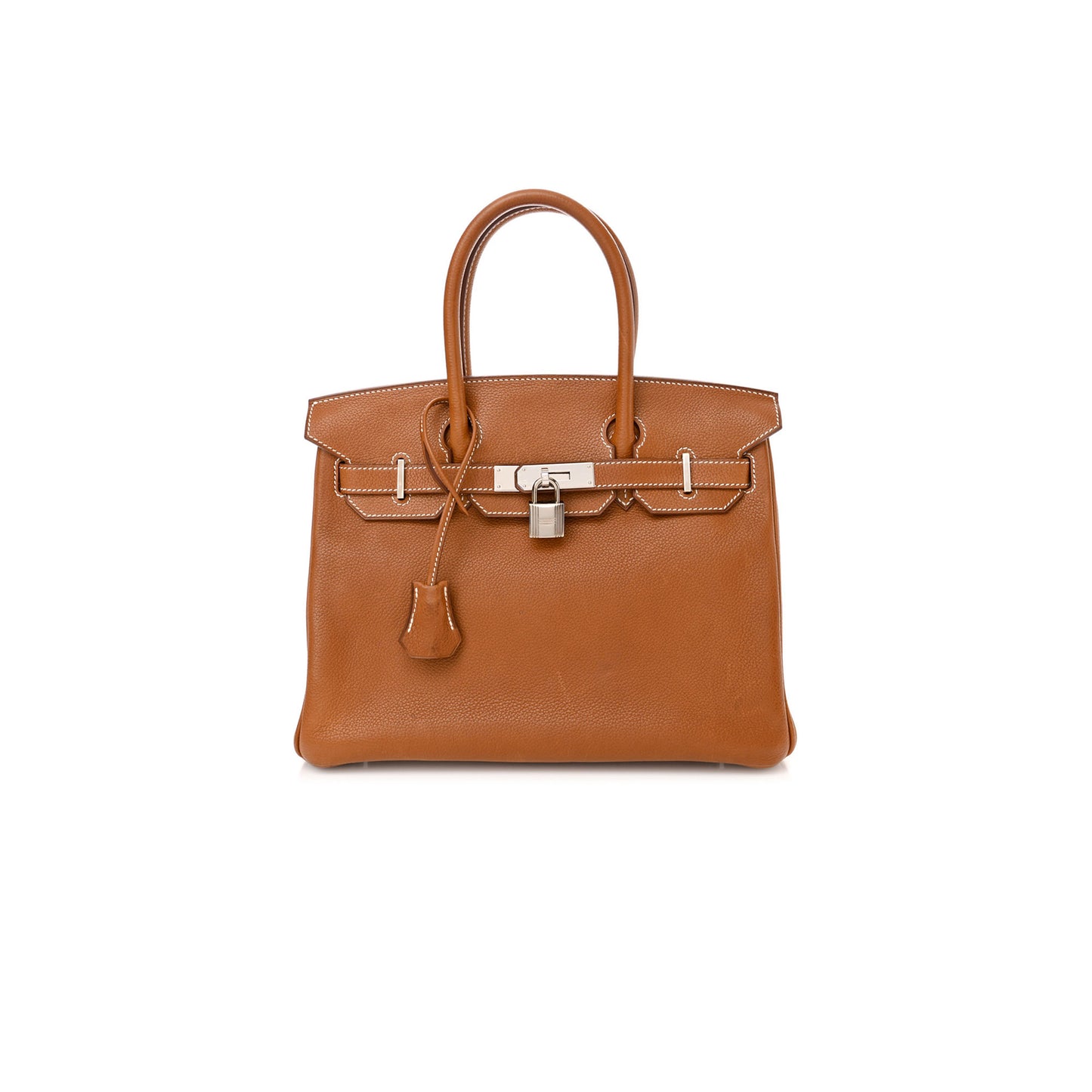H**mes birkin 25 swift leather gold brown silver buckle bag h049362ck16 (25*20*13cm)