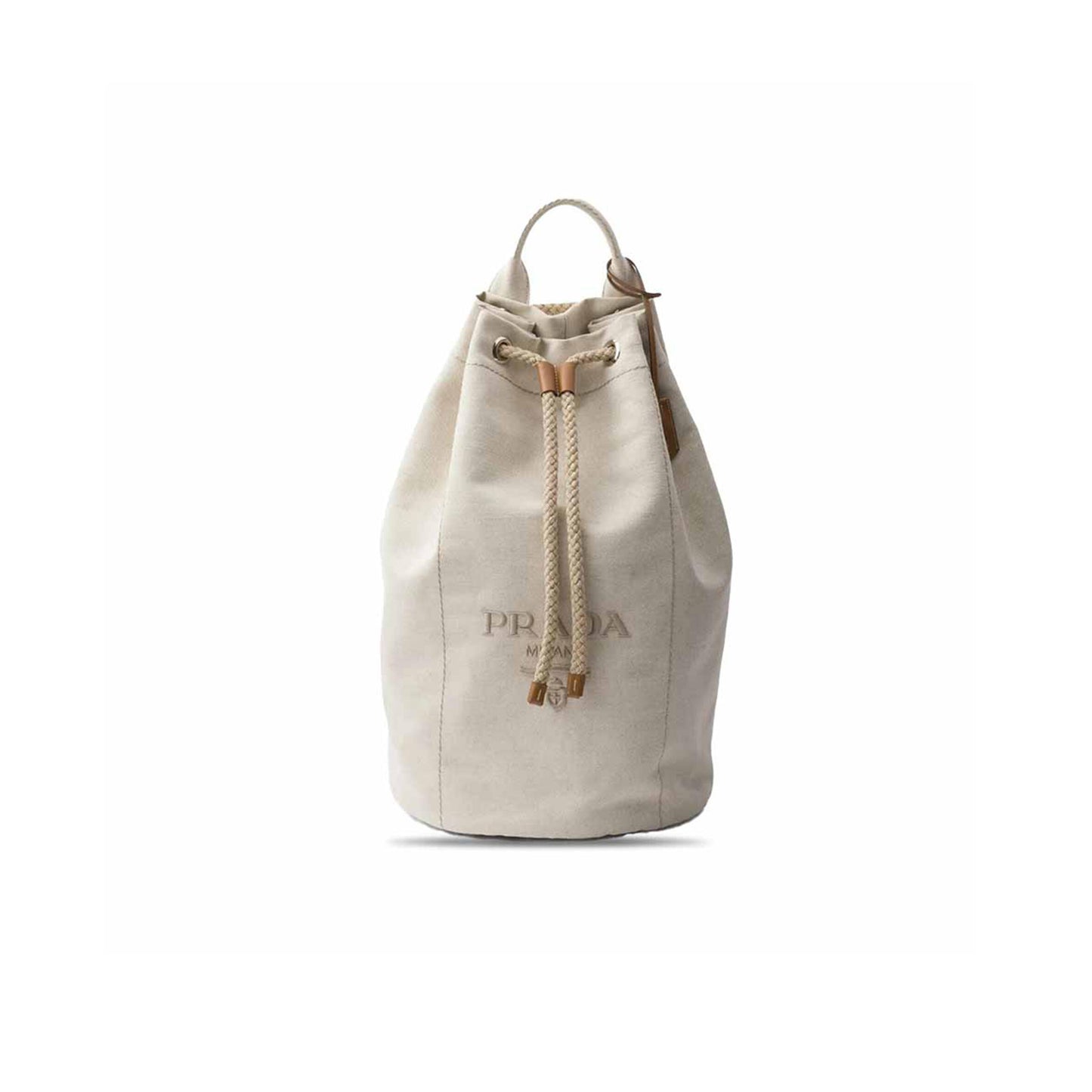 Pra*a canvas drawstring duffle bag 2vy011 (55*34*34cm)