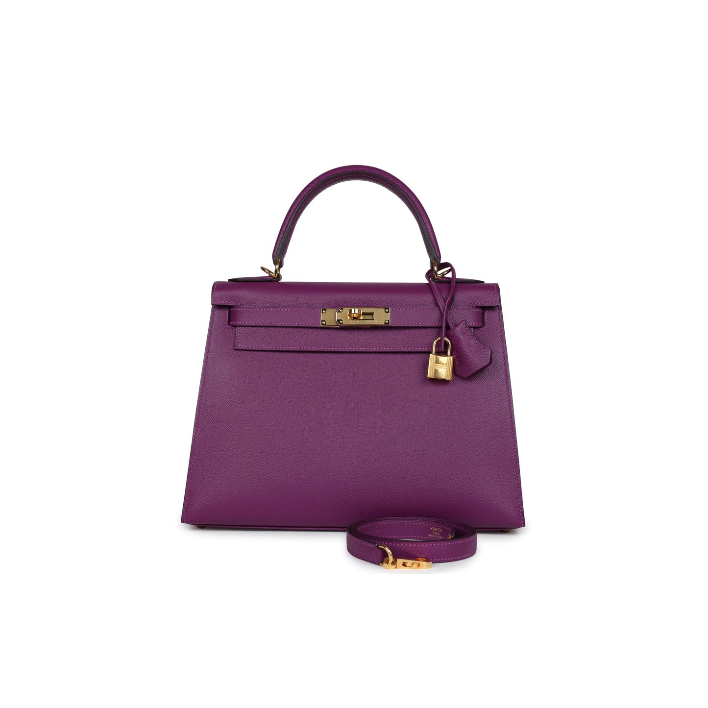 H**mes master kelly sellier 28 anemone epsom gold hardware (28*22*10cm)