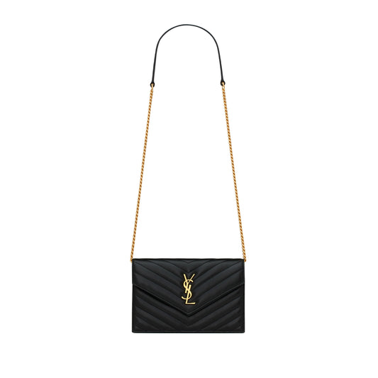 Y*L cassandre envelope chain wallet in lambskin 742920aaa441000 (19*12.5*3.5cm)