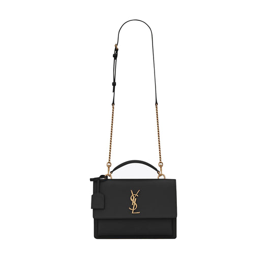 Y*L sunset medium top handle in smooth leather 634723d420w1000 (25*18*5cm)