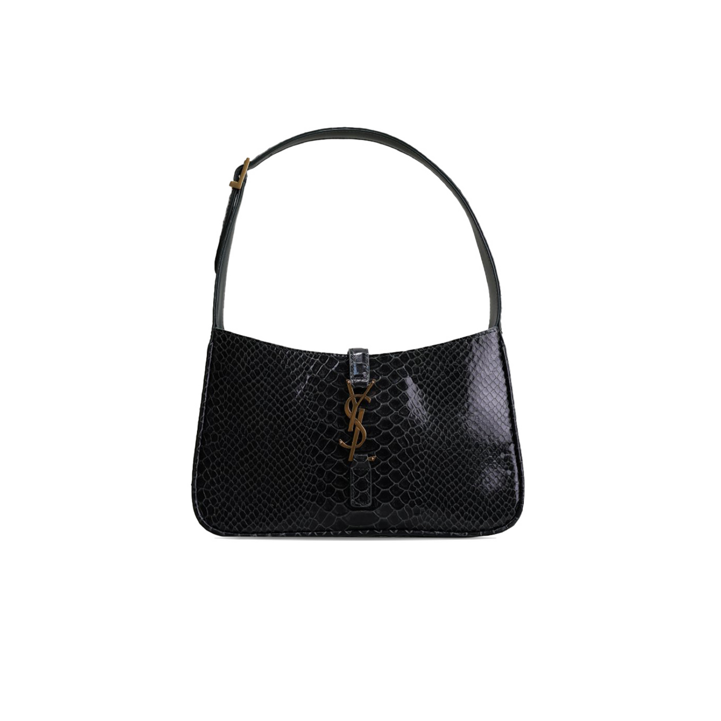 Y*L le 5 À 7 in snake-embossed glossed leather 657228eaa5 (25*14*6cm)