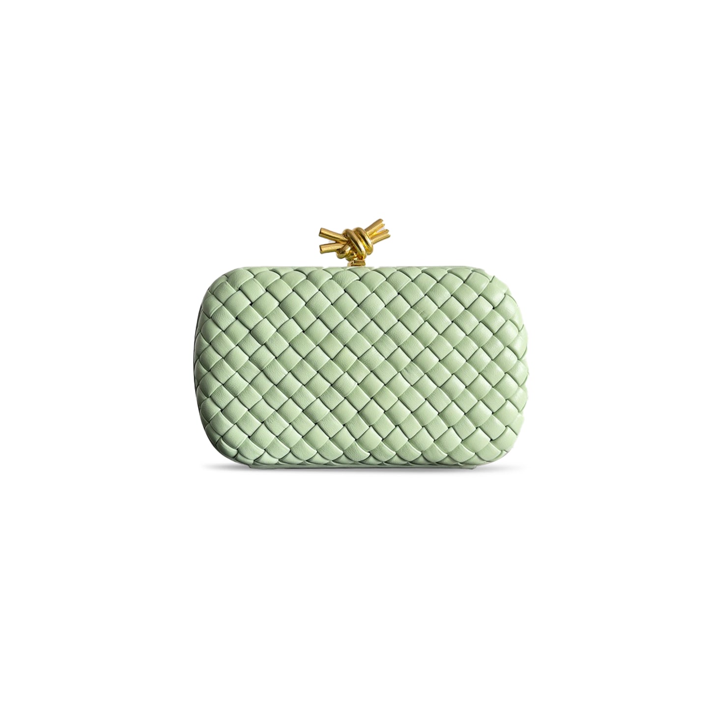 bo*te*ga Ve*ne*ta knot minaudiÈre clutch 717622v2h417800 (20.5*12.5*6cm)