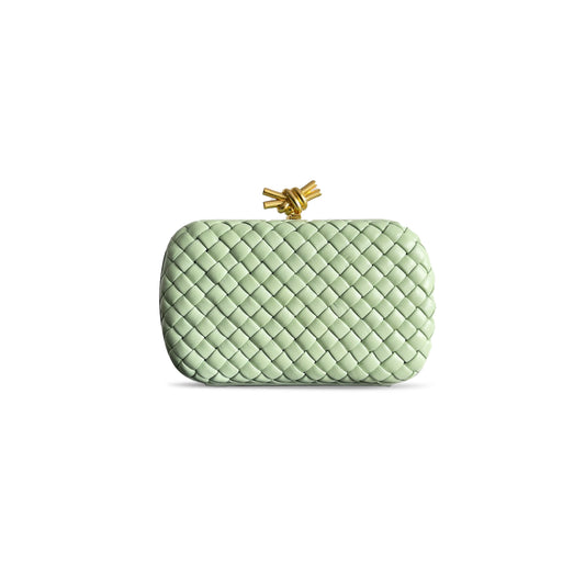 bo*te*ga Ve*ne*ta knot minaudiÈre clutch 717622v2h417800 (20.5*12.5*6cm)