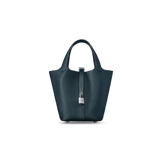 H**mes picotin lock 18 taurillon clemence h056289ck6o (18*18*13cm)
