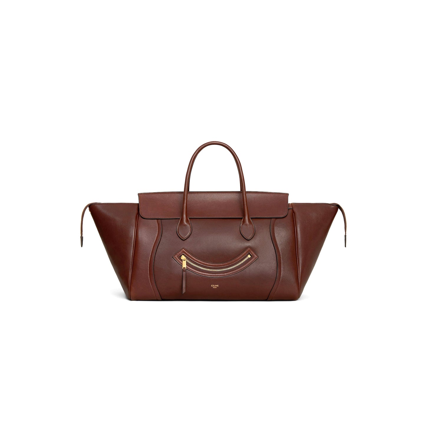 ce1i*e medium smiling new lU*gage in s*pple shiny lambskin 123693gw2.28bk (36*22*16cm)