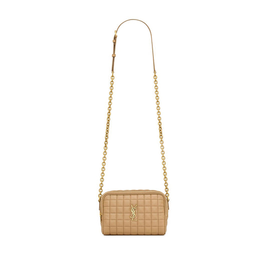 Y*L cassandre matelassÉ carrÉ camera bag in lambskin 764809aabvp2357 (19.5*14*4cm)
