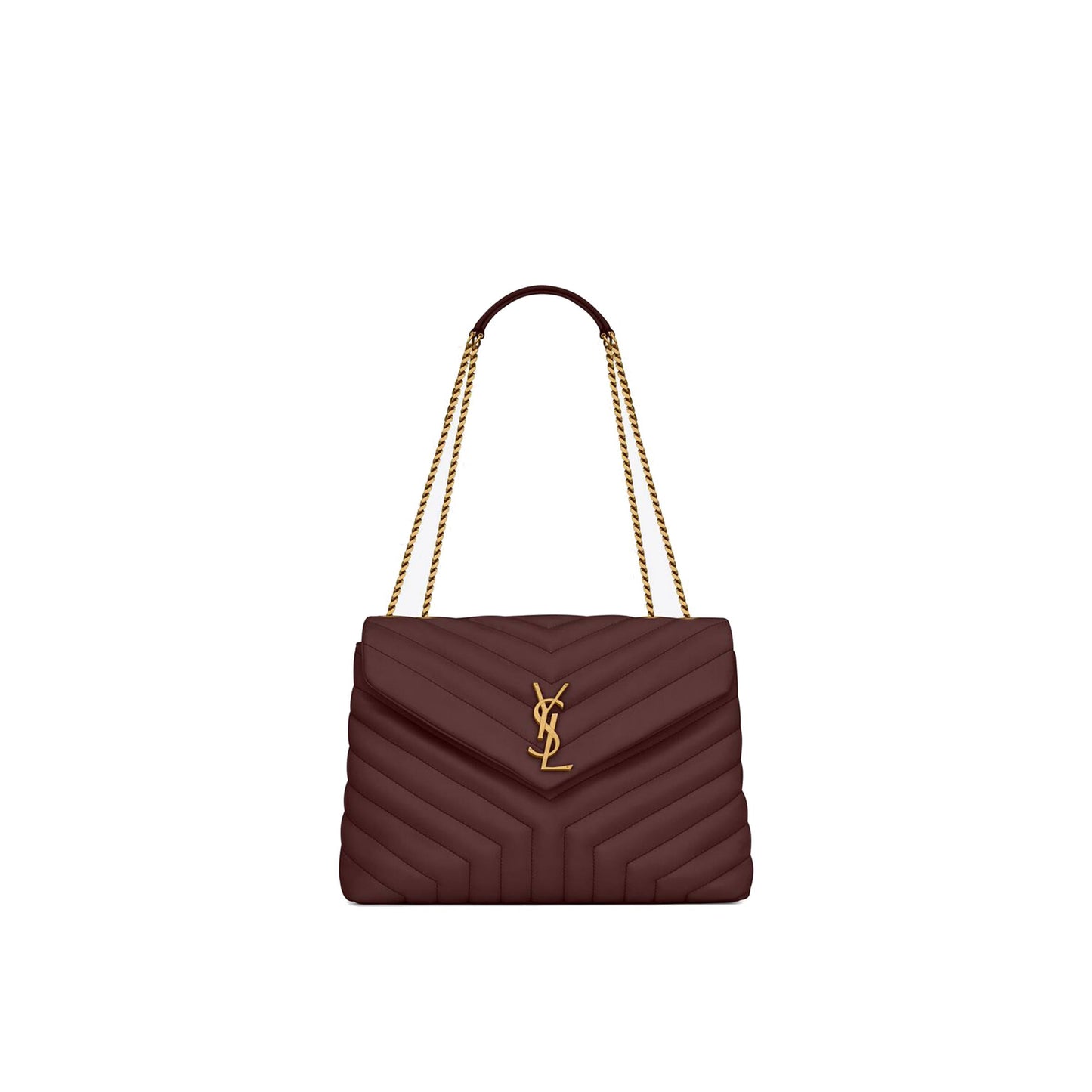 Y*L loulou medium chain bag in quilted leather 574946dv7276475 (32*22*12cm)