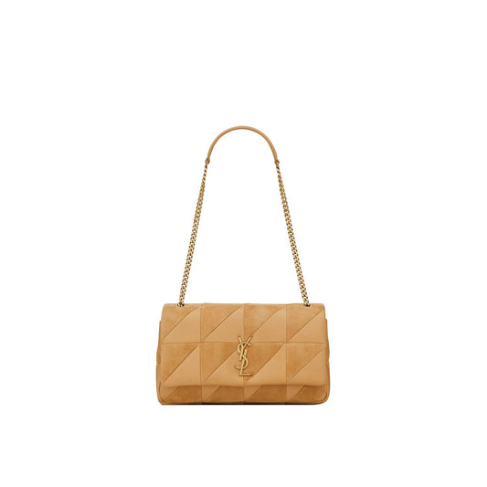 Y*L jamie medium chain bag "carré rive gauche" in lambskin and suede" in lambskin and suede 515821copp77019 (25*15*7.5cm)