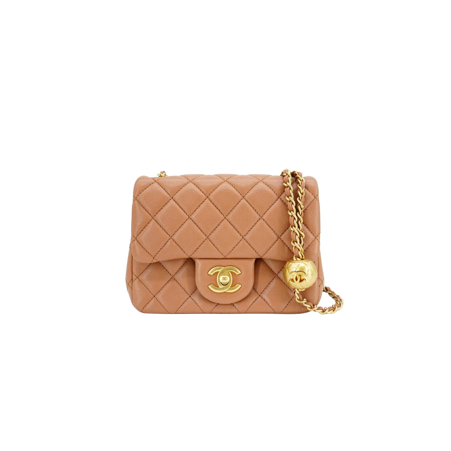 ch*el master G01den ball flap bag fatty fang as1786 (18*13*7cm)