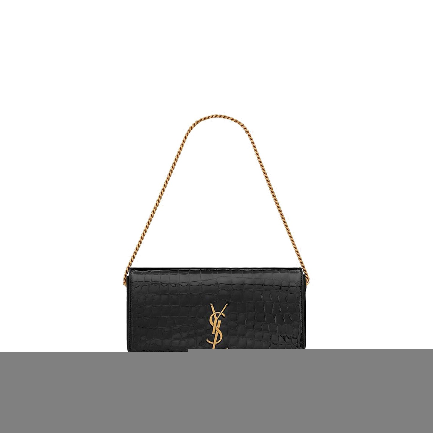 Y*L kate 99 chain bag in alligator-embossed leather 72366015f0w1000 (26*13.5*4.5cm)