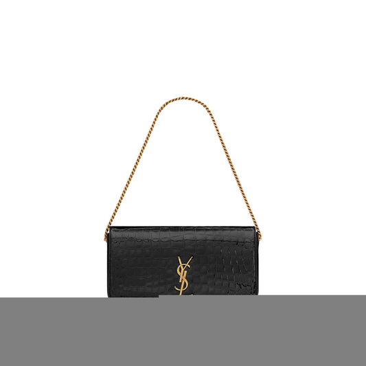 Y*L kate 99 chain bag in alligator-embossed leather 72366015f0w1000 (26*13.5*4.5cm)