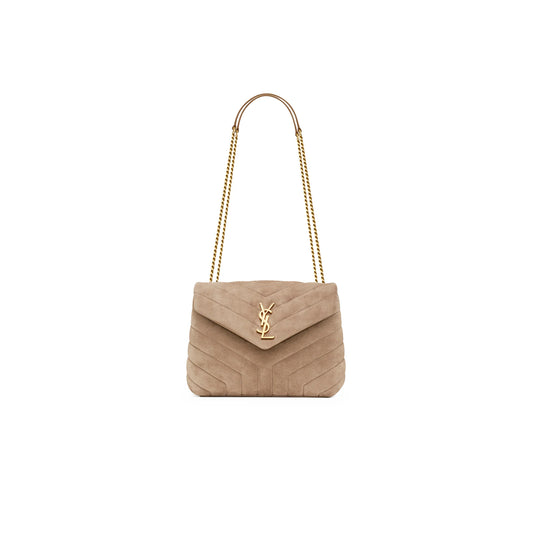 Y*L loulou small chain bag in suede 4946991u8612346 (23*17*9cm)