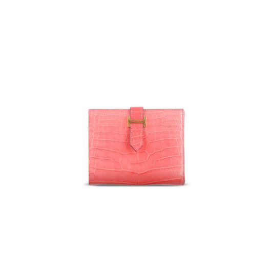 H**me5 master compact bearn wallet pink (12*9.5*2cm)