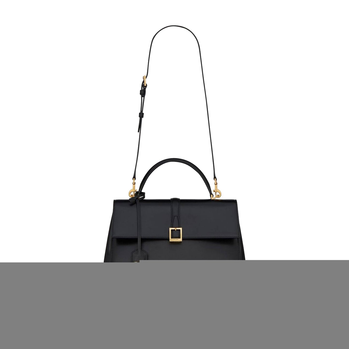 Y*L le fermoir top handle bag in shiny leather 6749882za0w1000 (30*22*12cm)