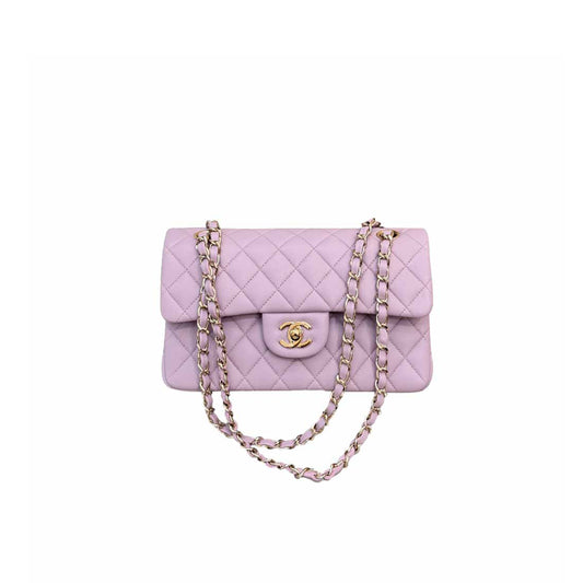 Ch*el small classic flap bag as1117 (23*14.5*6cm)
