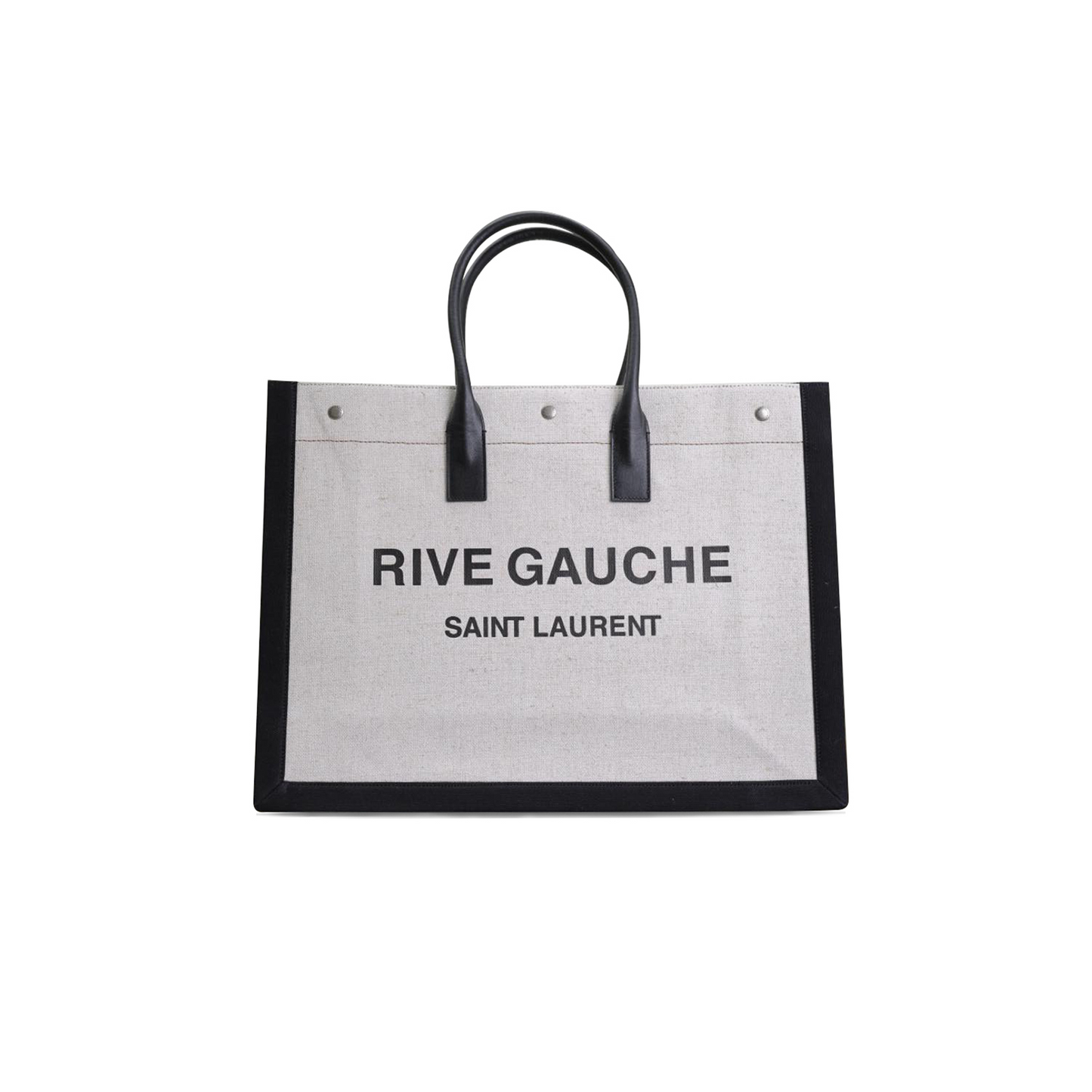 Y*L rive gauche large tote bag in printed canvas and leather 587273cwtfe7884 (48*36*16cm)