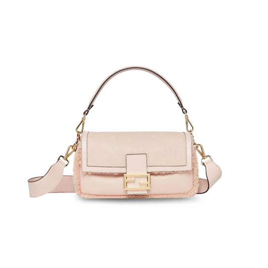 F**di lambskin shearling baguette soap 8br600almrf136t (28*14*8cm)