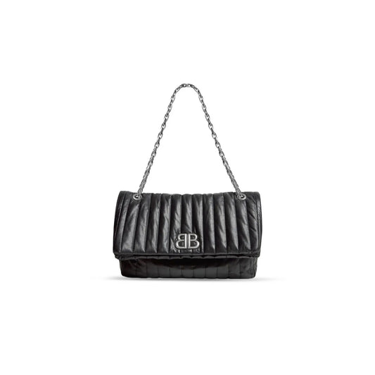 Ba*len*cia*ga women''s monaco chain bag large in black 7659332aase1000 (43.5*32*13cm)