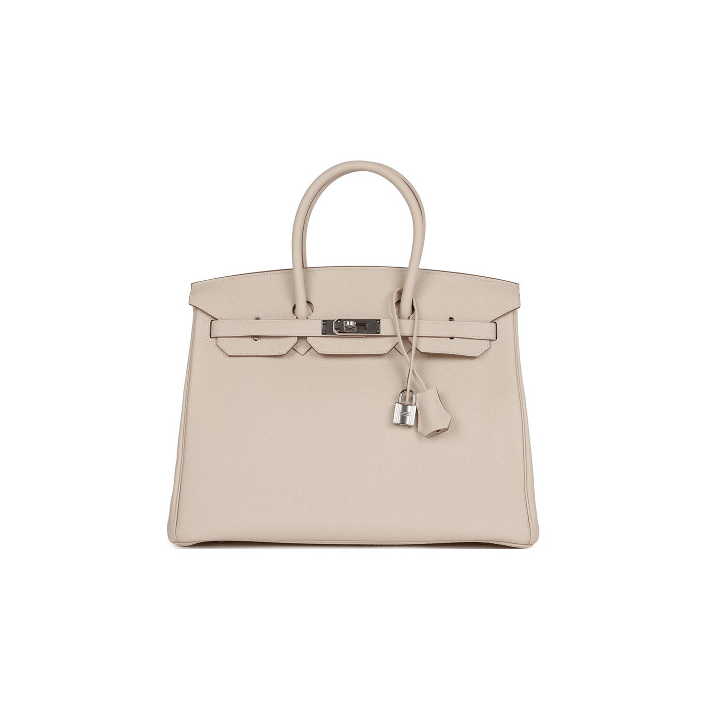 H**mes birkin 35 craie togo palladium hardware 39878406209630 (35cm)