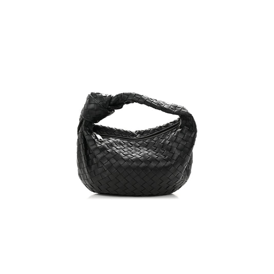 bo*te*ga Ve*ne*ta nappa intrecciato teen jodie hobo black (36*23*8cm)