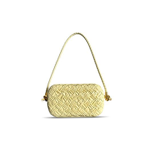 bo*te*ga Ve*ne*ta knot sheepskin evening bag 717623v01d11321 (20.5*12.5*6cm)