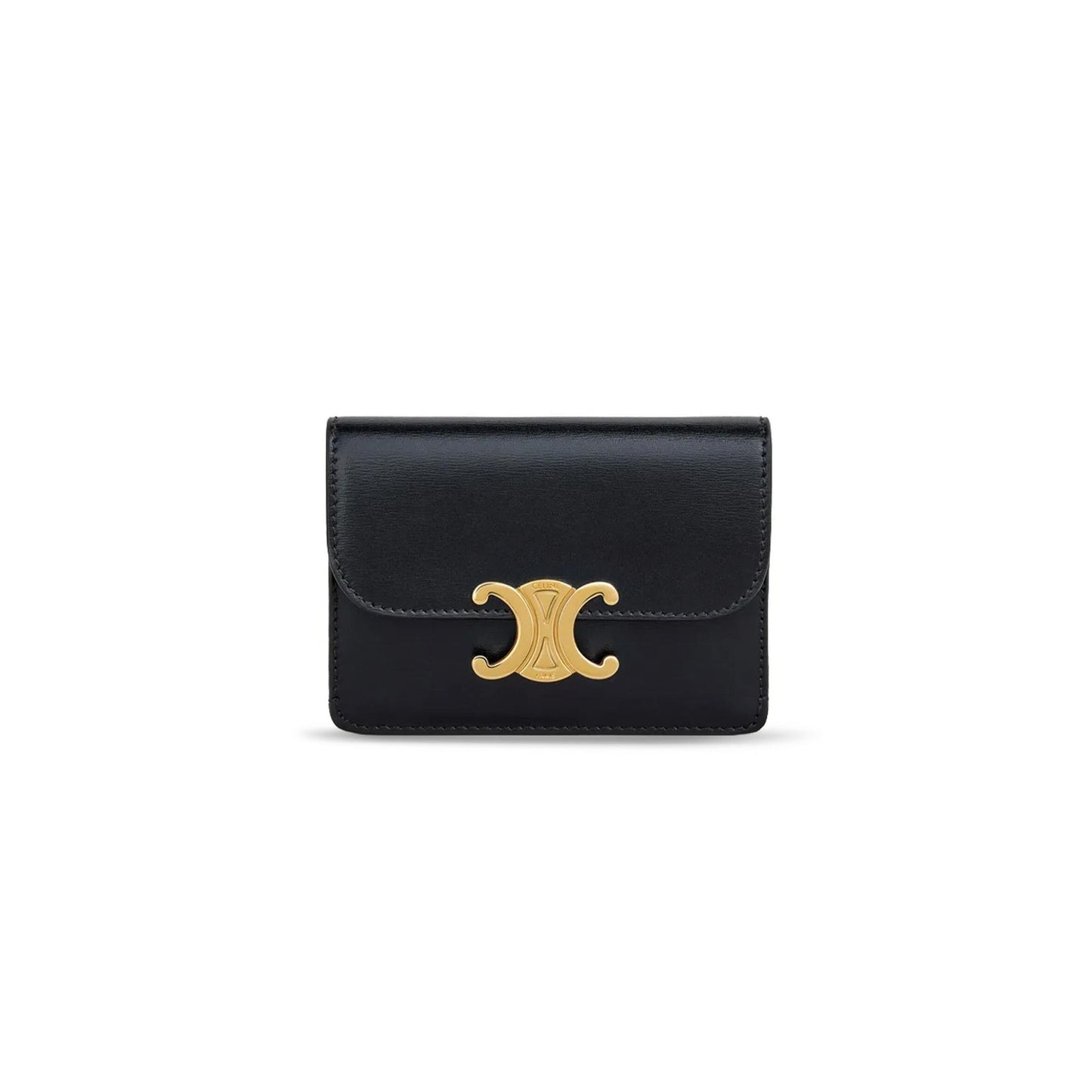 Ce1i*e card holder in triomphe cow leather 10i583dpv.38no (10.5*7cm)