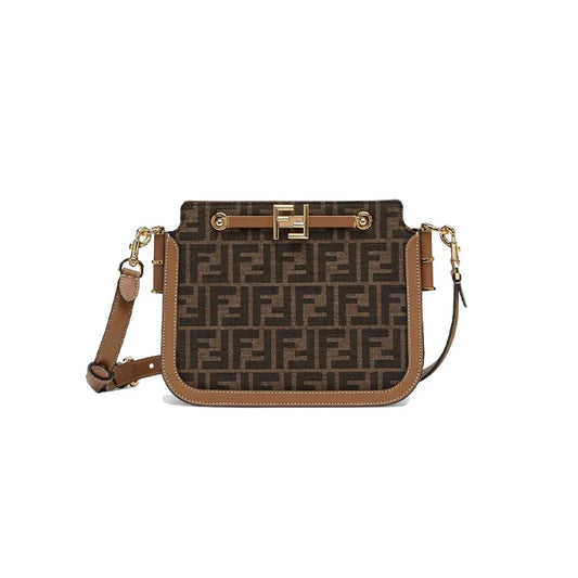 F**di touch fabric brown 8bt349agy6f1fsm (26.5*19*10cm)
