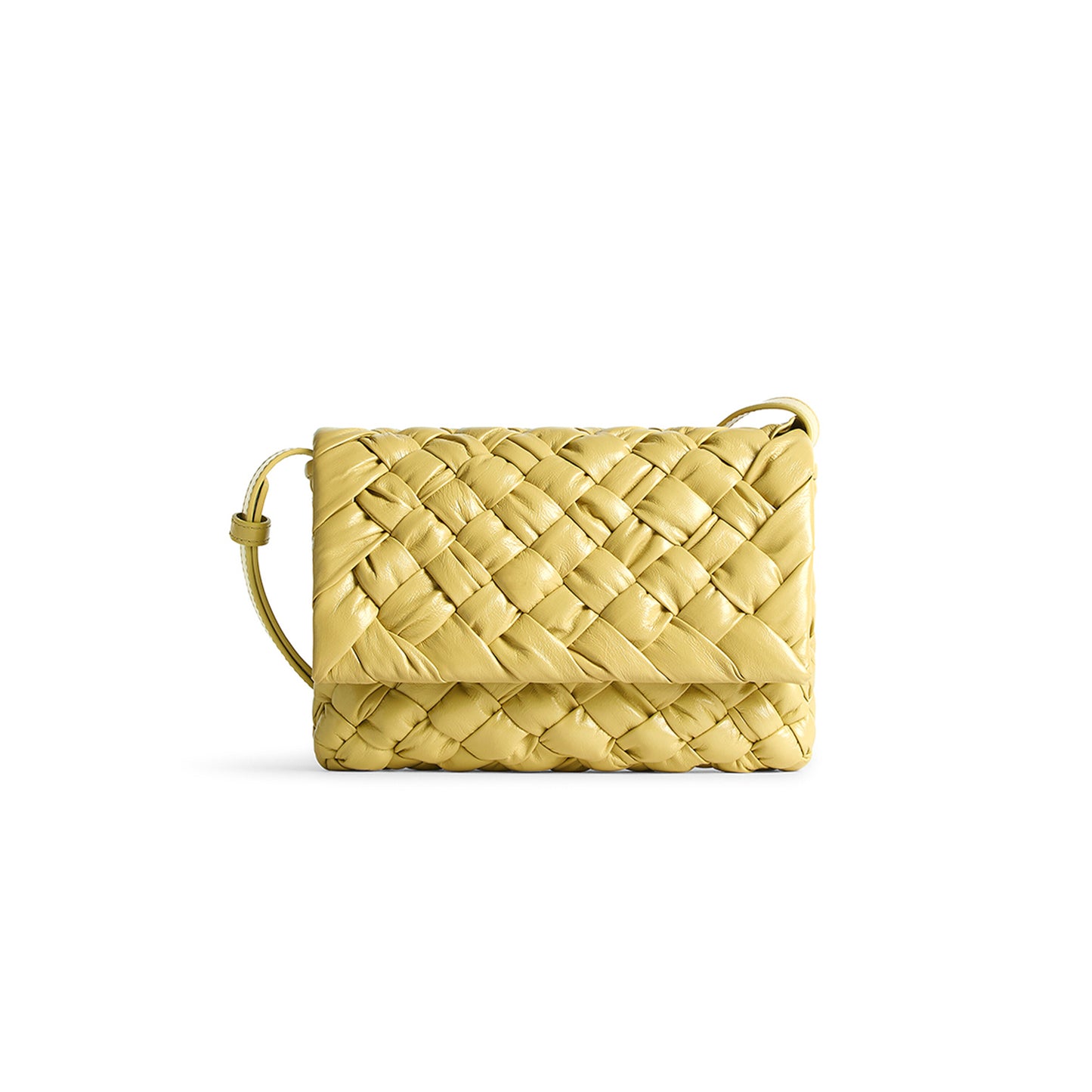 bo*te*ga Ve*ne*ta small rumple messenger 787113v4ho18755 (21*14*5cm)