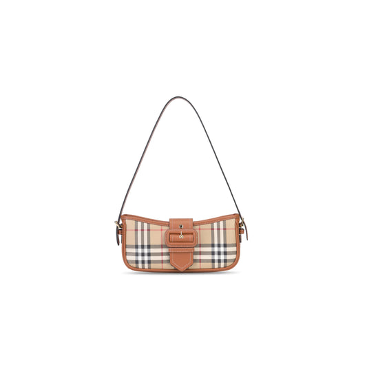 Bv*b*rry check sling bag 8092074 (26*12*6cm)